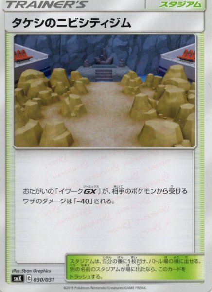 画像1: タケシのニビシティジム(D){スタジアム}〈030/031〉[SMK] (1)