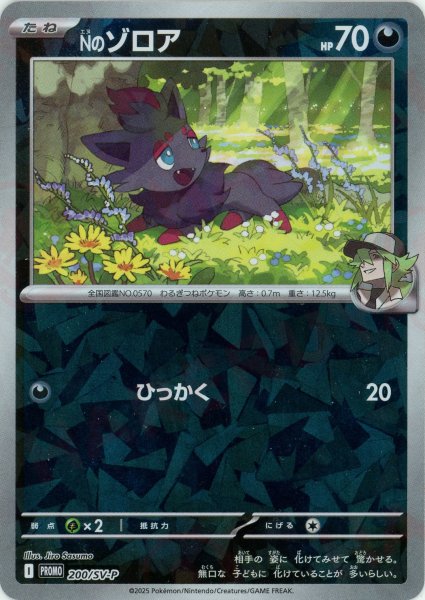 画像1: Nのゾロア(PROMO){悪}〈200/SV-P〉[SV-P] (1)